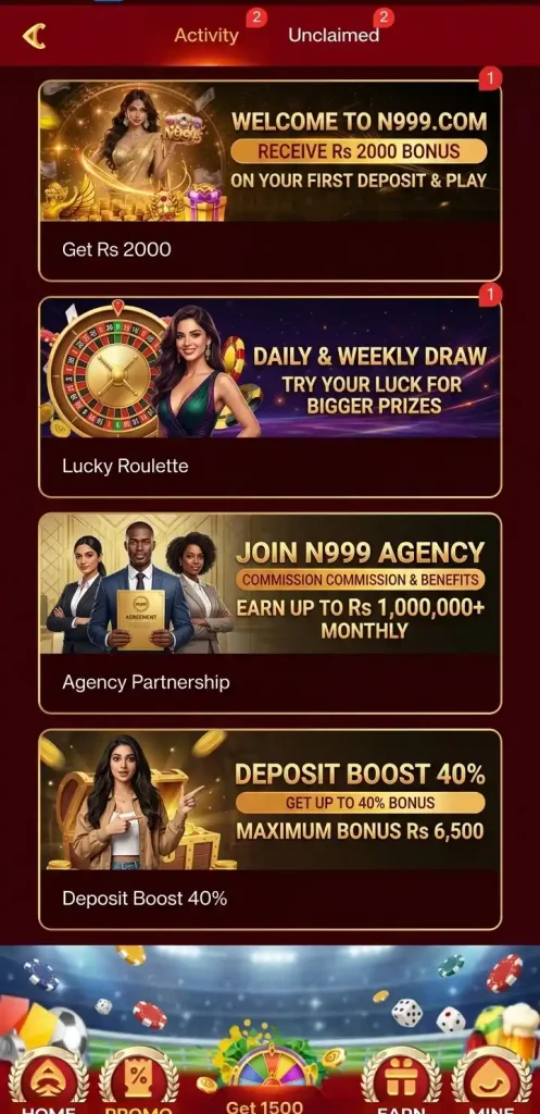 N999 Game Promotions
