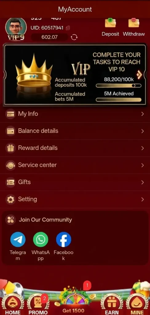 N999 Game VIP